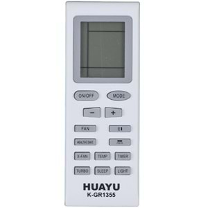 HUAYU Gree - Flair - Alarko Klima Kumandası (K-GR1355) TR-060