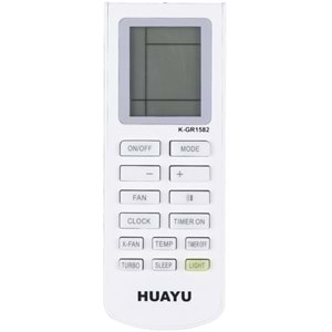 HUAYU Gree - Flair - Alarko Klima Kumandası (K-GR1582) TR-061