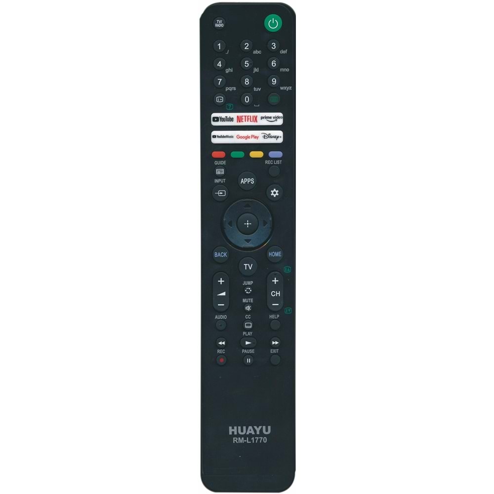 TUNEX Sony RM-L1770 Üniversal Tv Kumandası TR-704