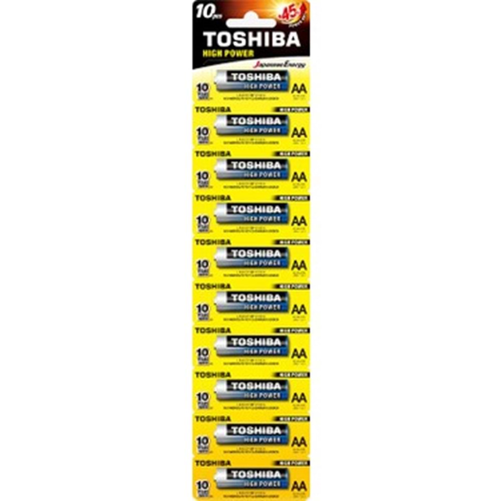 TOSHIBA AA 10 lu Alkaline Kalem Pil TSH-LR6
