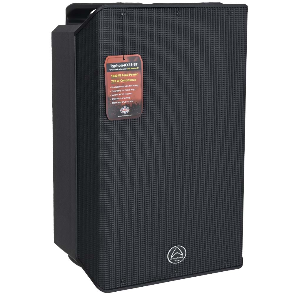 WHARFEDALE Pro Typhon Ax15-Bt 15'' Siyah Aktif Kabin Hoparlör TYPHON AX15-BT