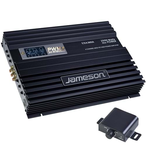 JAMESON 2500W 4 Kanal Oto Amfi USA-505A