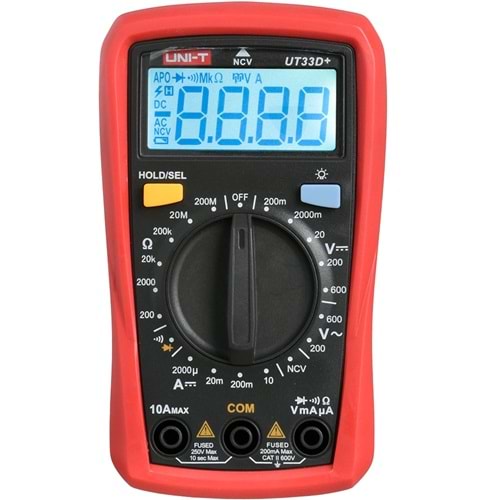 UNI-T Dıgıtal Ölçü Aleti UT-33 D+