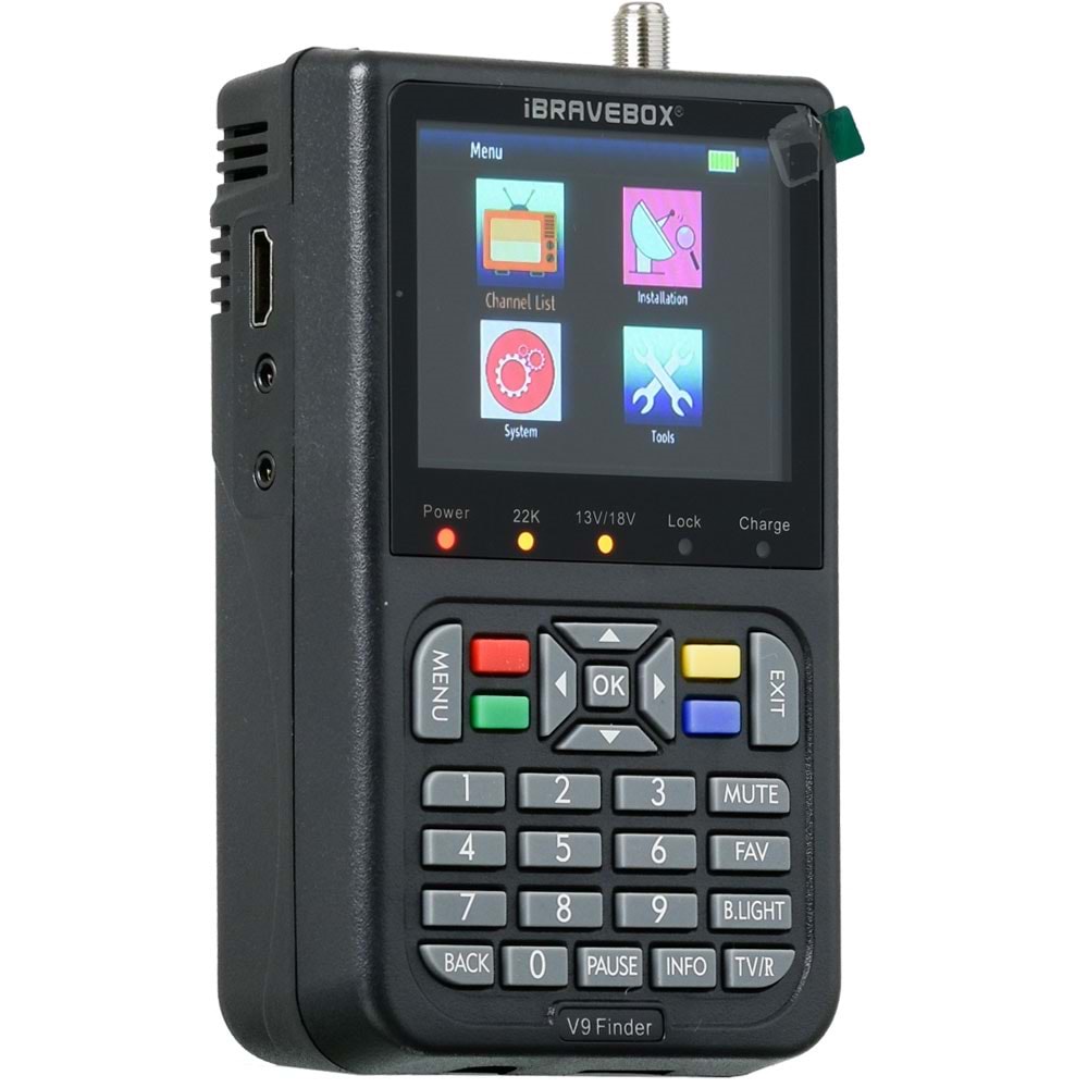 İBRAVEBOX Hd Ekranlı Uydu Bulucu V-9 FİNDER