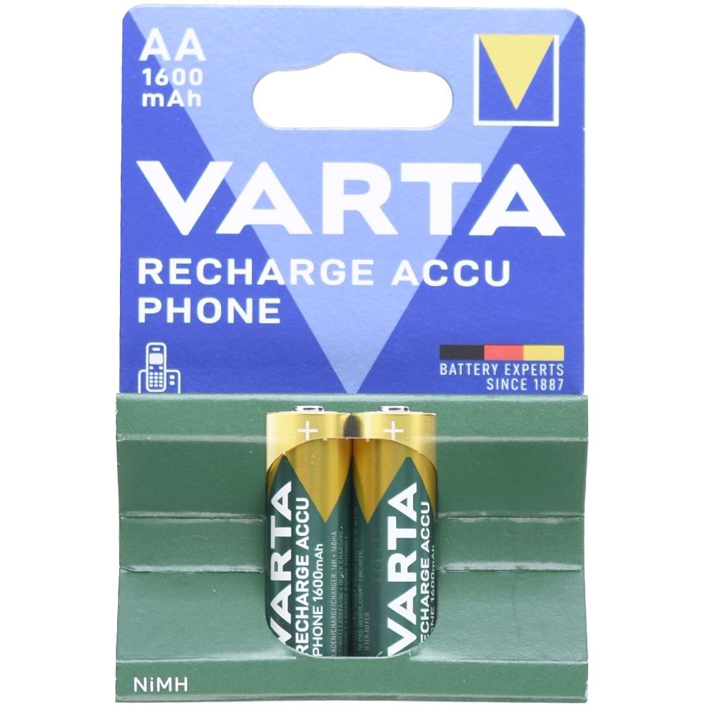VARTA 1600 Mah AA Şarjlı Kalem Pil (T399) VRT-1600 AA