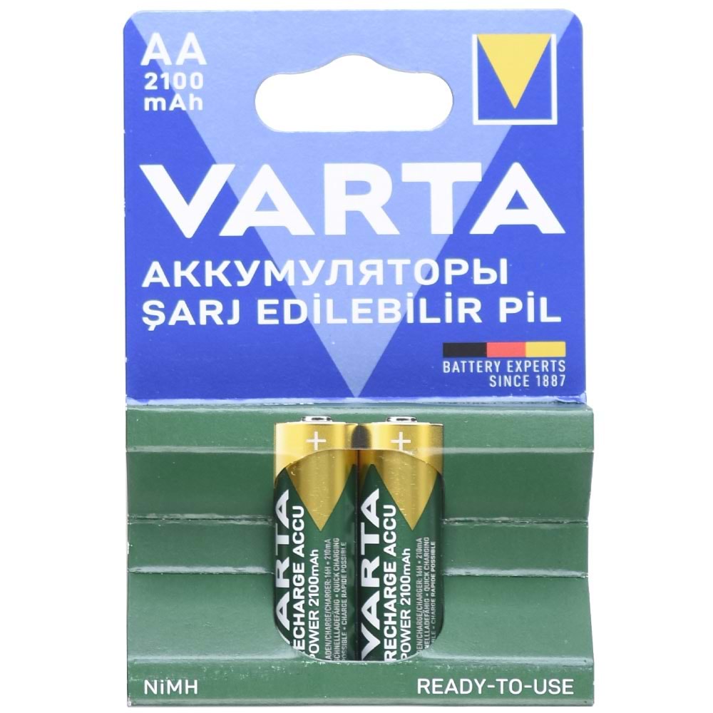 VARTA 2100 Mah AA Şarjlı Kalem Pil VRT-2100 AA