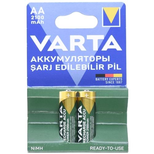VARTA 2100 Mah AA Şarjlı Kalem Pil VRT-2100 AA