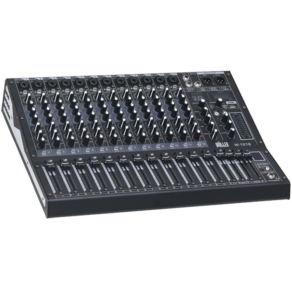 WÖLLER 12 Kanal Deck Mixer W-1216
