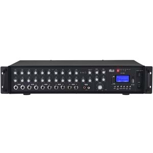 WÖLLER 6 Kanal 100V 4-16 Ohm 300W Mixer Amfi W-1300