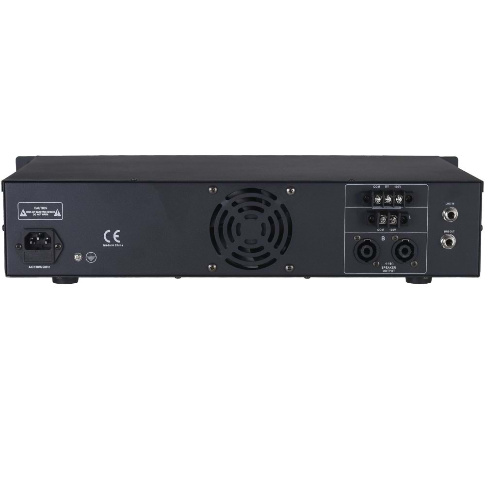 WÖLLER 6 Kanal 100V 4-16 Ohm 300W Mixer Amfi W-1300