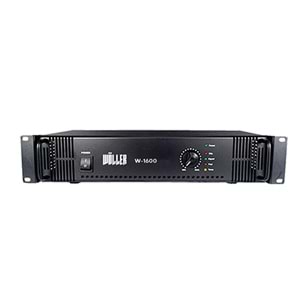 WÖLLER 600 Watt Çıkış Gücü 70-100V ve 4-16 Ohm Çıkış Tek Kanal Power Amfi W-1600