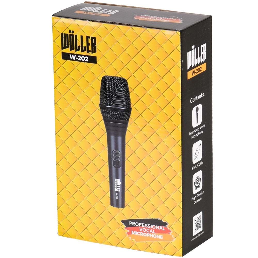 WÖLLER Kablolu El Mikrofonu W-202