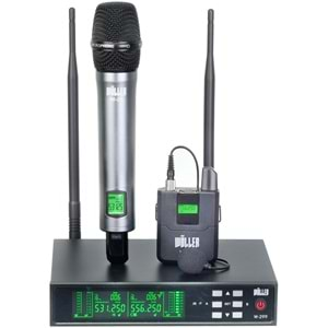 WÖLLER Uhf Bir El Bir Yaka Kablosuz Mikrofon W-299 EY