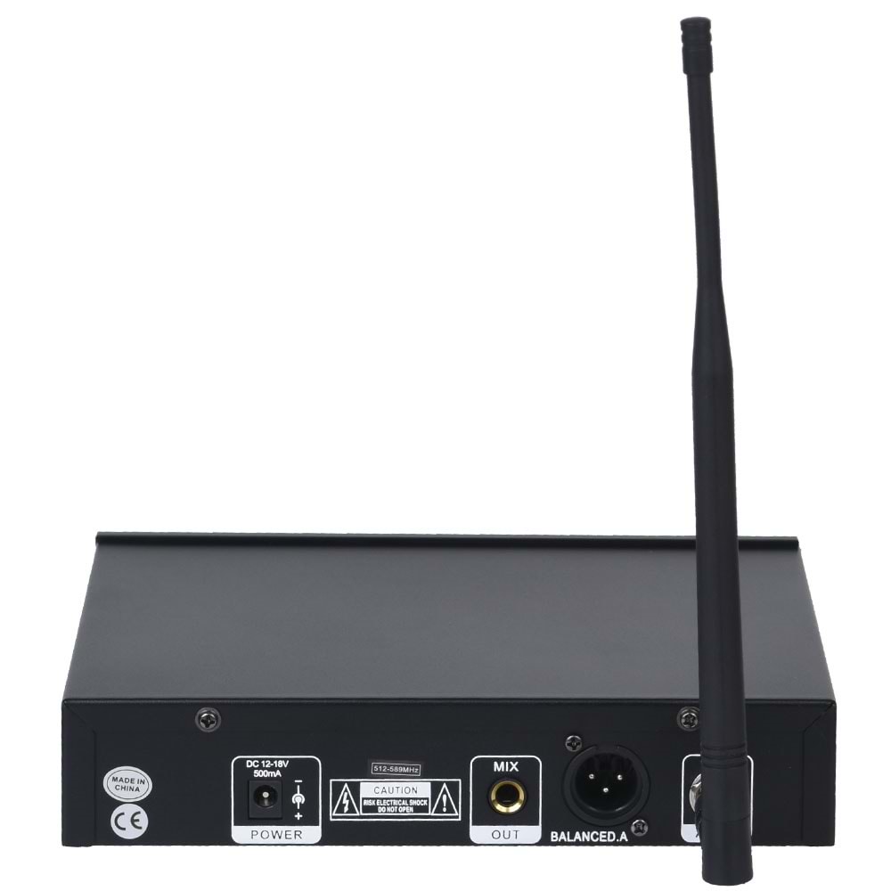 WÖLLER Uhf Tek El Anti Feedback Dijital Kablosuz Mikrofon W-301 E