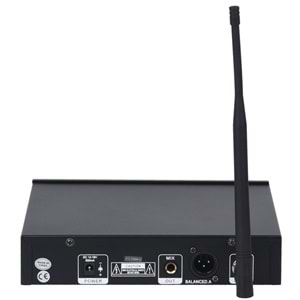 WÖLLER Uhf Tek El Anti Feedback Dijital Kablosuz Mikrofon W-301 E