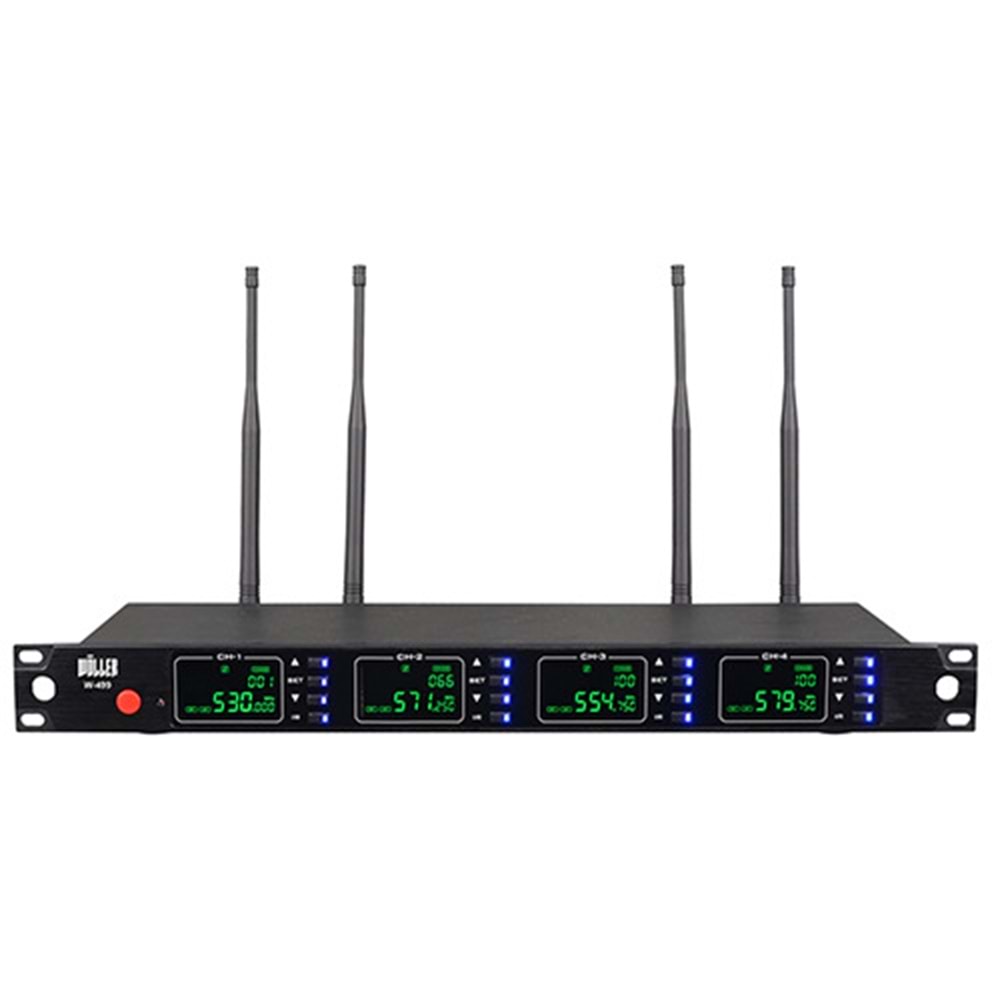 WÖLLER 4 Kanal Receiver 4x99 Frekans Digital Mödülasyon W-499