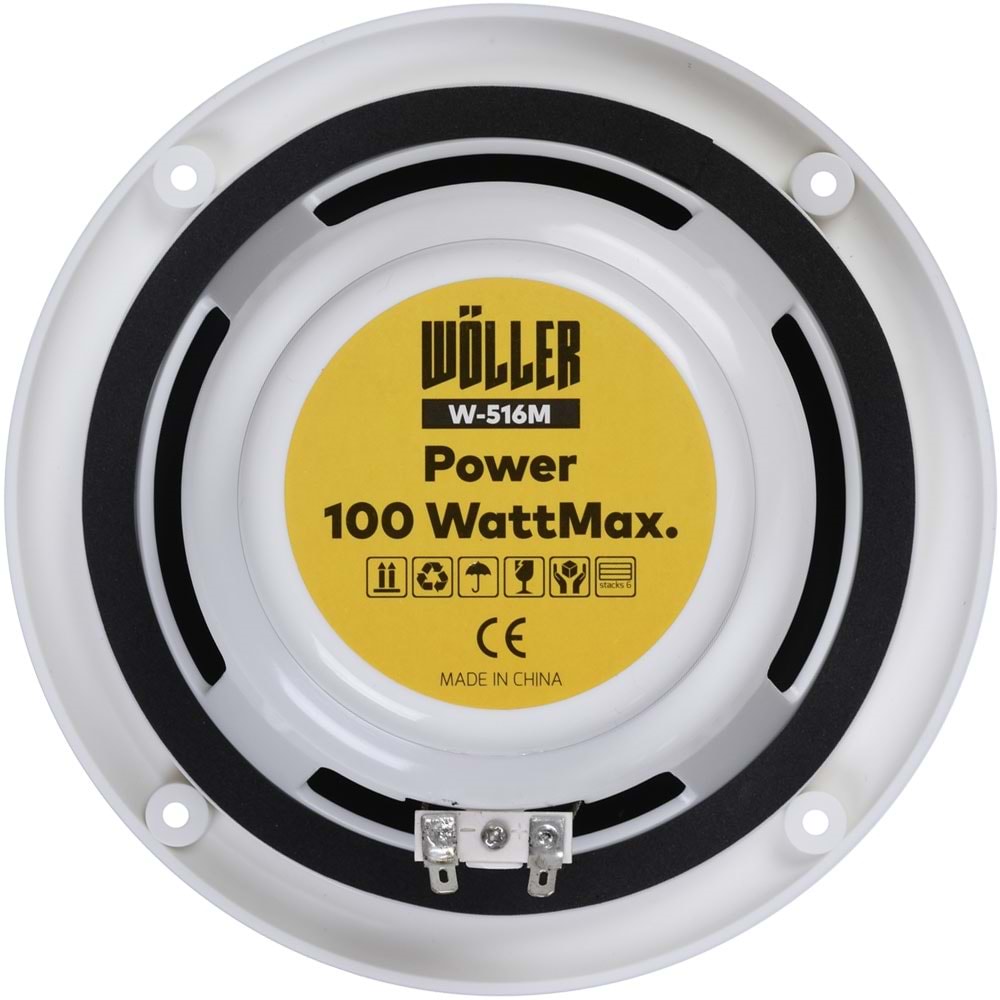 WÖLLER 100W 16 Cm Marine Tavan Hoparlörü W-516M