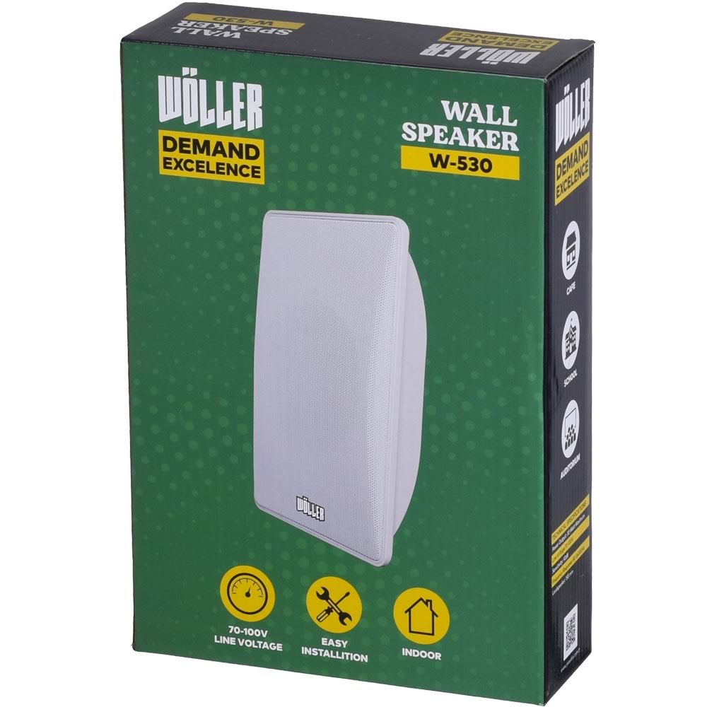WÖLLER 16 Cm 30W 100V Sütun Hoparlör W-530