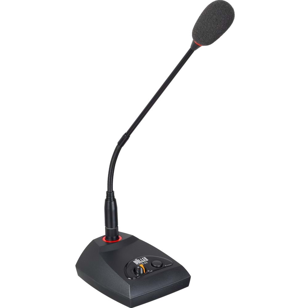 WÖLLER Volüm+ Işık Kablolu Kürsü Mikrofonu W-55