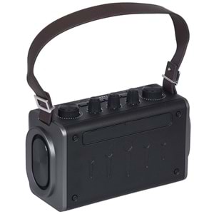 WÖLLER 100W Bluetooth ve USB Girişli Tek El Kayıtlı Şarjlı Portatif Amfi W-600 E