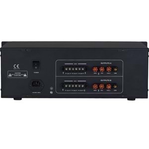 WÖLLER 2X500W 4 Kanal 70-100V 8 Ohm 99 Dsp Efekt 6 Bölge Kontrol Mixer Amfi W-6950