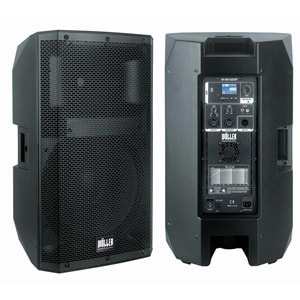 WÖLLER 15'' 38 Cm 1000W Dsp Li 2 Yollu Aktif Kabin Hoparlör W-9015 DSP