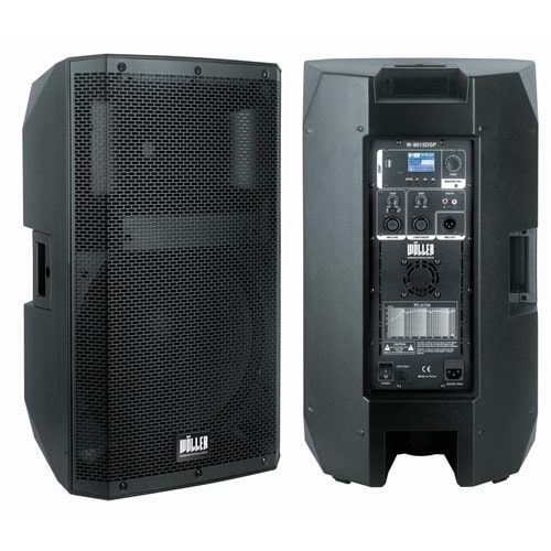 WÖLLER 15'' 38 Cm 1000W Dsp Li 2 Yollu Aktif Kabin Hoparlör W-9015 DSP