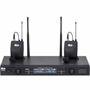 WÖLLER Uhf 2 Yaka Kablosuz Telsiz Mikrofon W-930 YY