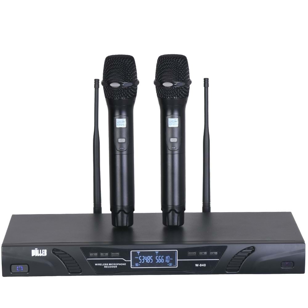 WÖLLER Uhf 2 El Kablosuz Mikrofon W-940 EE