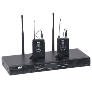 WÖLLER Uhf 2 Yaka Kablosuz Mikrofon W-940 YY