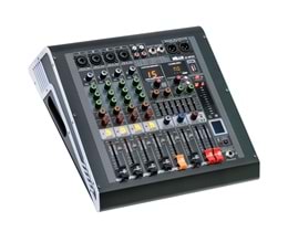 WÖLLER 4 Kanal 2X350W Usb-Bt +48V 16 Dsp Efect Power Mixer W4-R700