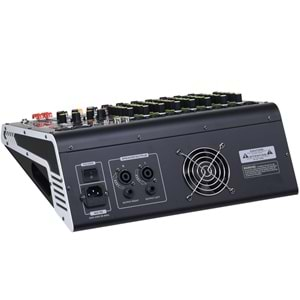 WÖLLER 8 Kanal 2X450W Usb-Bt Power Mixer W8-R900