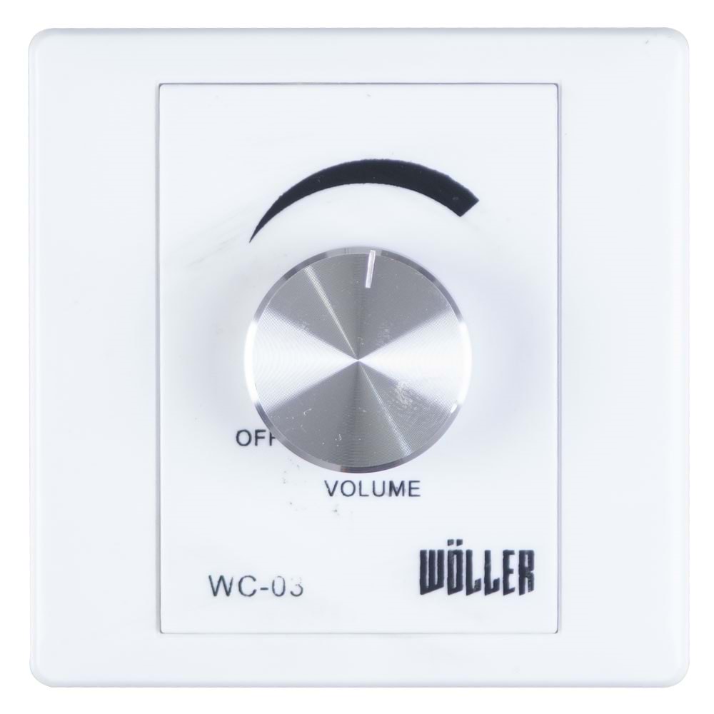 WÖLLER 10W Sıva Altı Duvar Tipi Volüm Kontrol WC-03