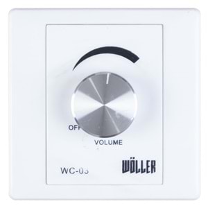 WÖLLER 10W Sıva Altı Duvar Tipi Volüm Kontrol WC-03