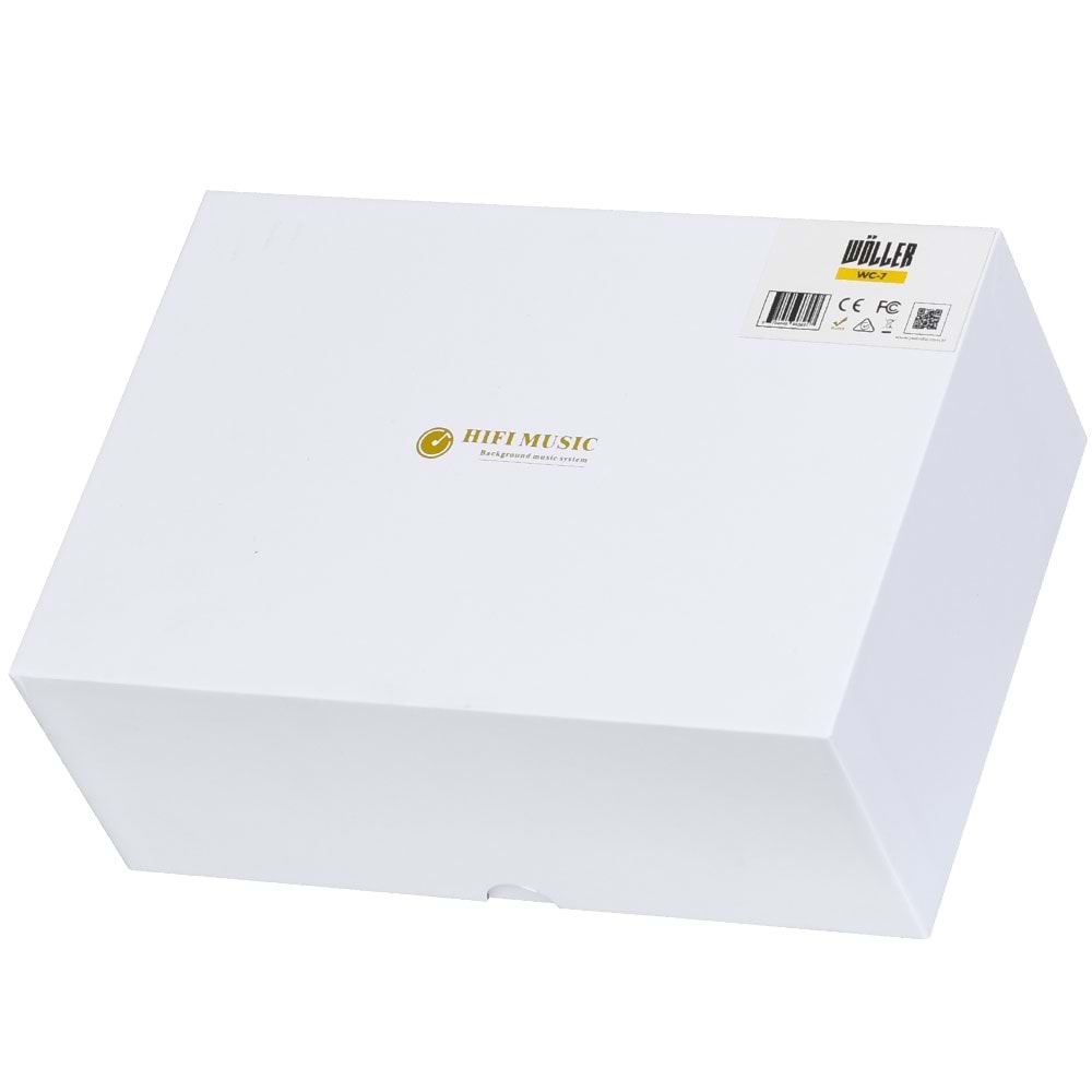 WÖLLER 7'' 8*25W 32 Gb Wi-Fi Btt-App Duvar Amfi Ünitesi WC-07