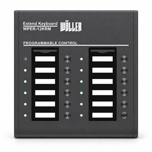 WÖLLER EN54 Acil Anons Mikrofon Ünitesi Extender WPER-12 KRM