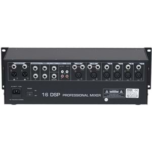 WÖLLER 8 Mono 1 Stereo Giriş 10 Kanal Rack Tipi Deck Mixer WR-1000