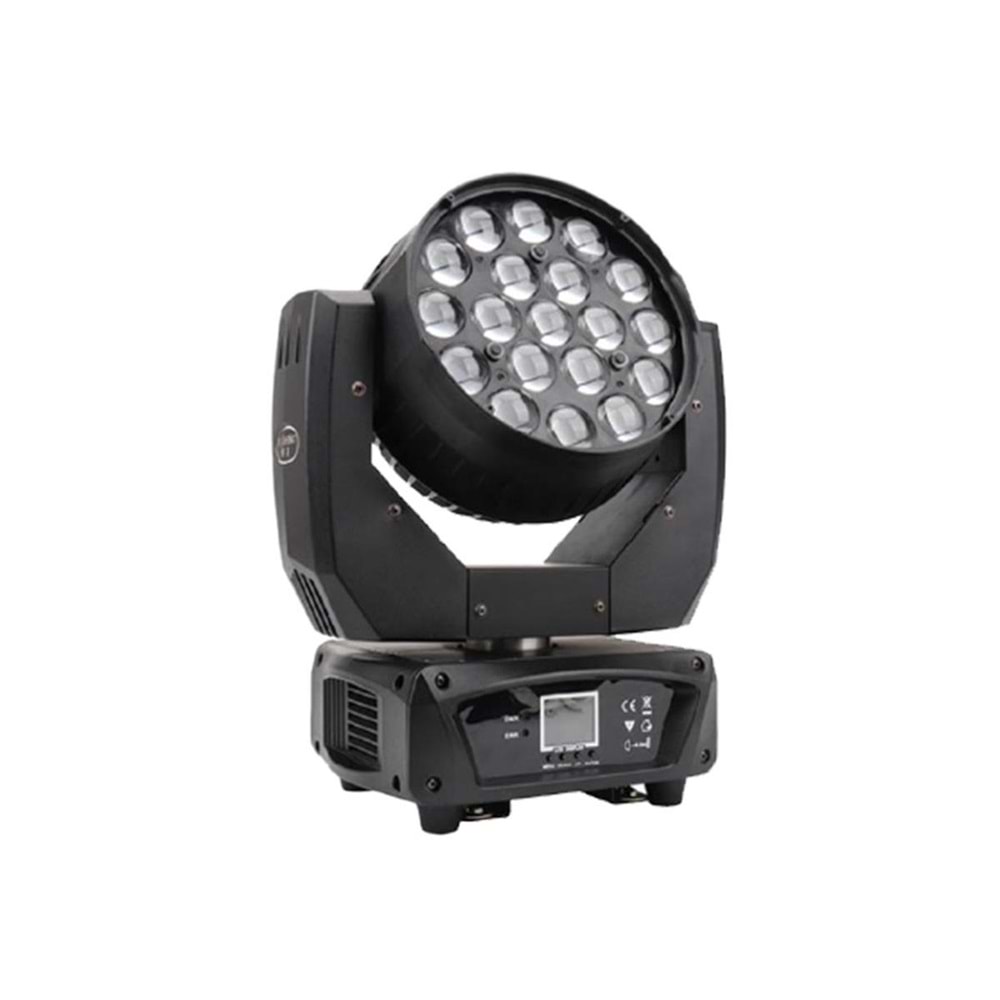 WIEDER 19X15W Rgb Dmx Movıng Head Işık Wıth Zoom WR-1915