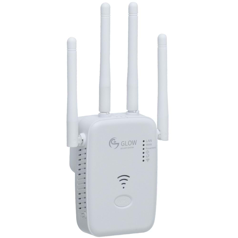 GLOW 300 Mbps 4 Antenli Wi-Fi Sinyal (Repeater) Güçlendirci WR-29Q