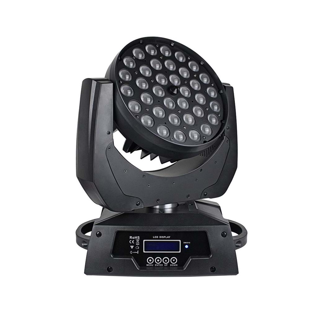 WIEDER 36X10W Rgb Dmx Wash Movıng Head Işık Wıth Zoom WR-3610 RGB