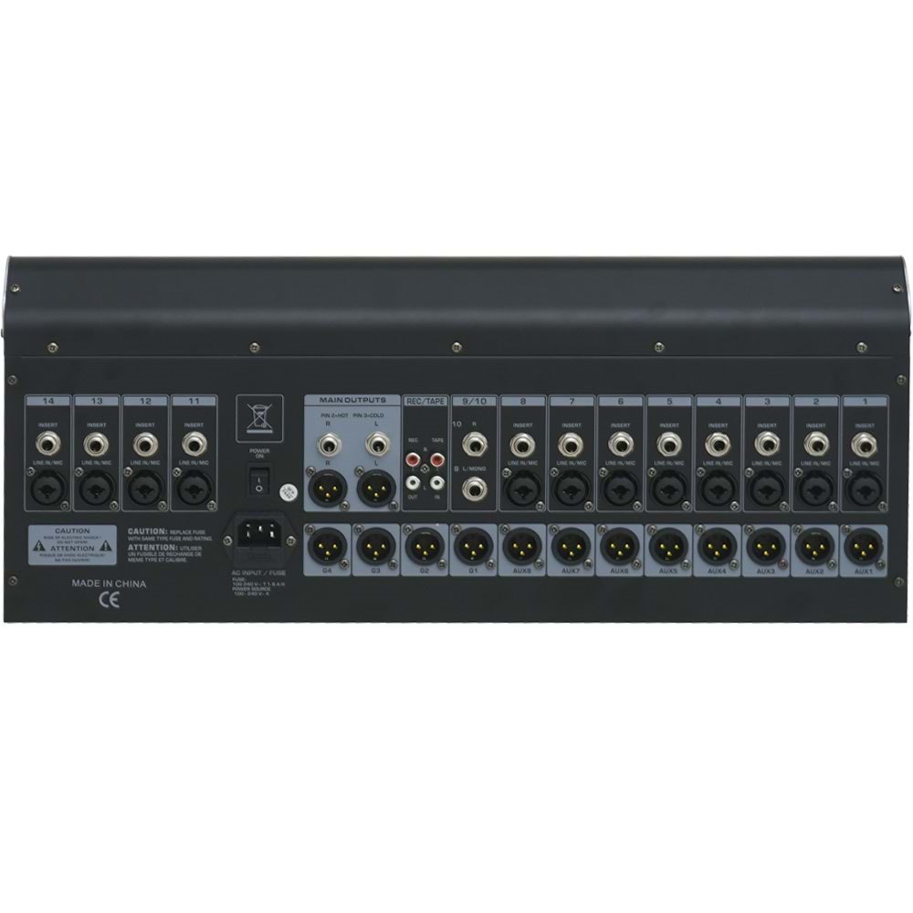 WÖLLER 12 Kanal 8 Aux 99 DSP USB Bluetooth Deck Mixer WURZ-12
