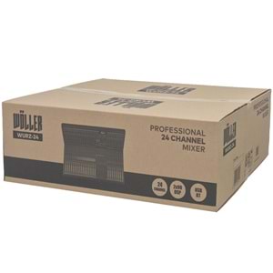 WÖLLER 24 Kanal 8 Aux 99 DSP USB Bluetooth Deck Mixer WURZ-24