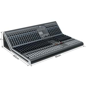 WÖLLER 24 Kanal 8 Aux 99 DSP USB Bluetooth Deck Mixer WURZ-24