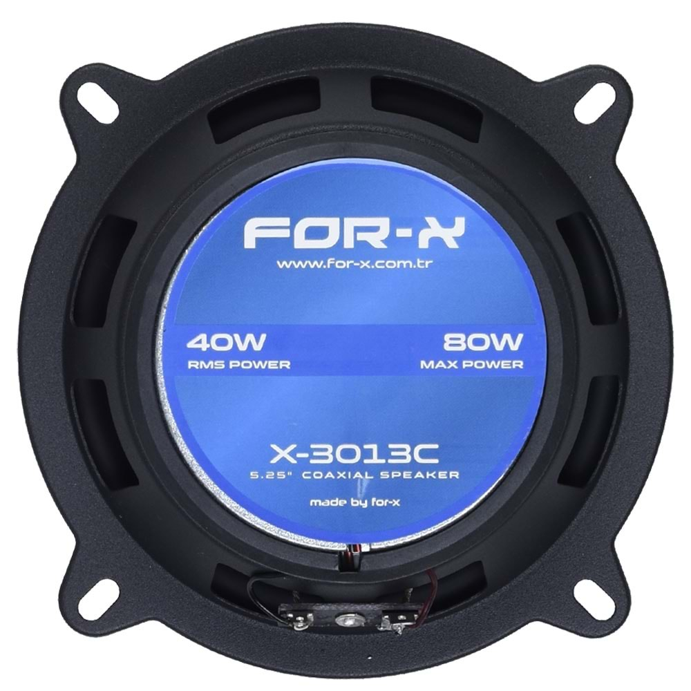 FOR-X 13 Cm 80W 2 Yolu Coaxıal Oto Hoparlör X-3013 C