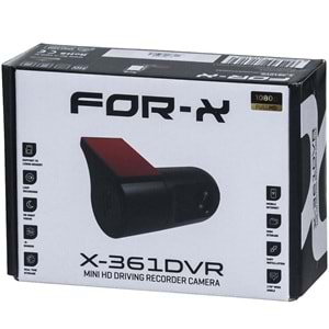 FOR-X 1080 Full HD Kayıtlı Araç Kamerası X-361DVR