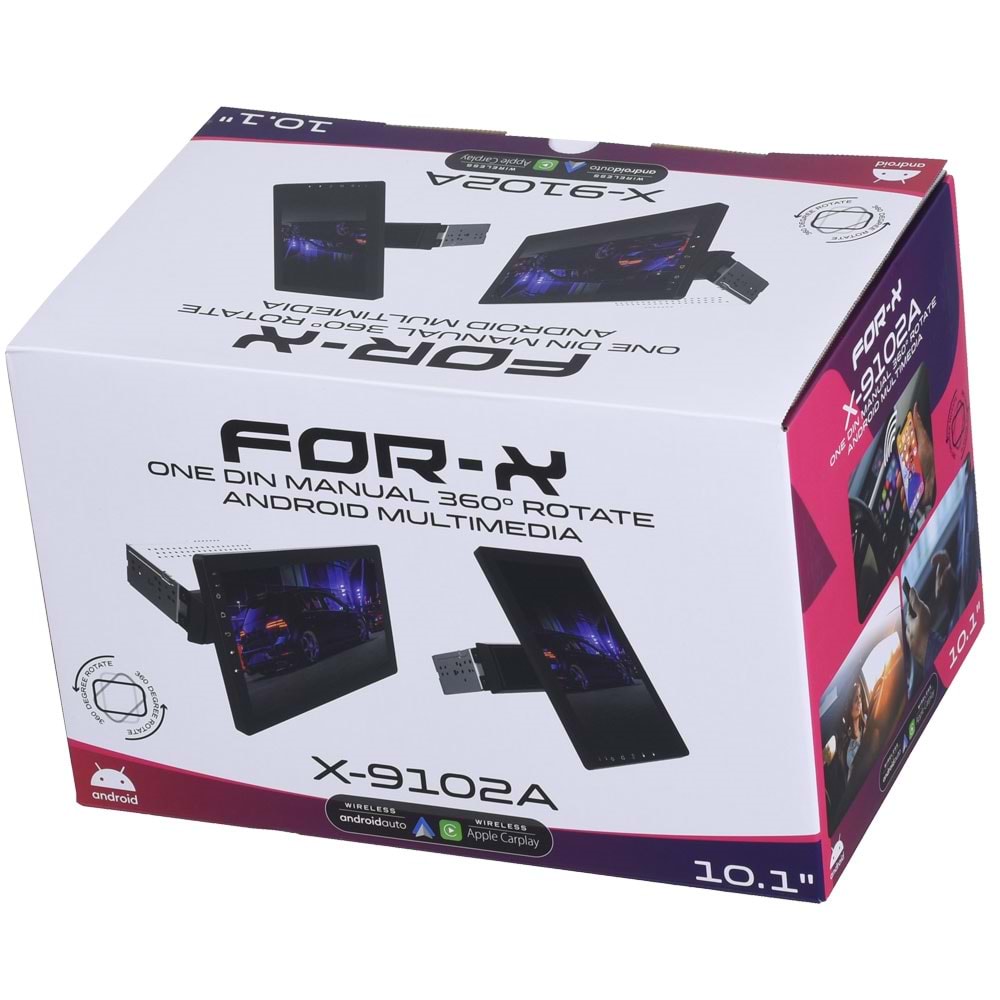 FOR-X 10,1'' 2+32 Android Multimedya X-9102A