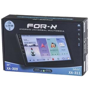 FOR-X 10,1 inc IPS Full Touch Android 13 2 Gb Ram 32 Gb Hafıza Ekran XA-311