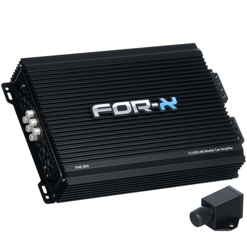 FOR-X 4 Kanal 4X60W Bass Konrollü Oto Amfi XAE-604