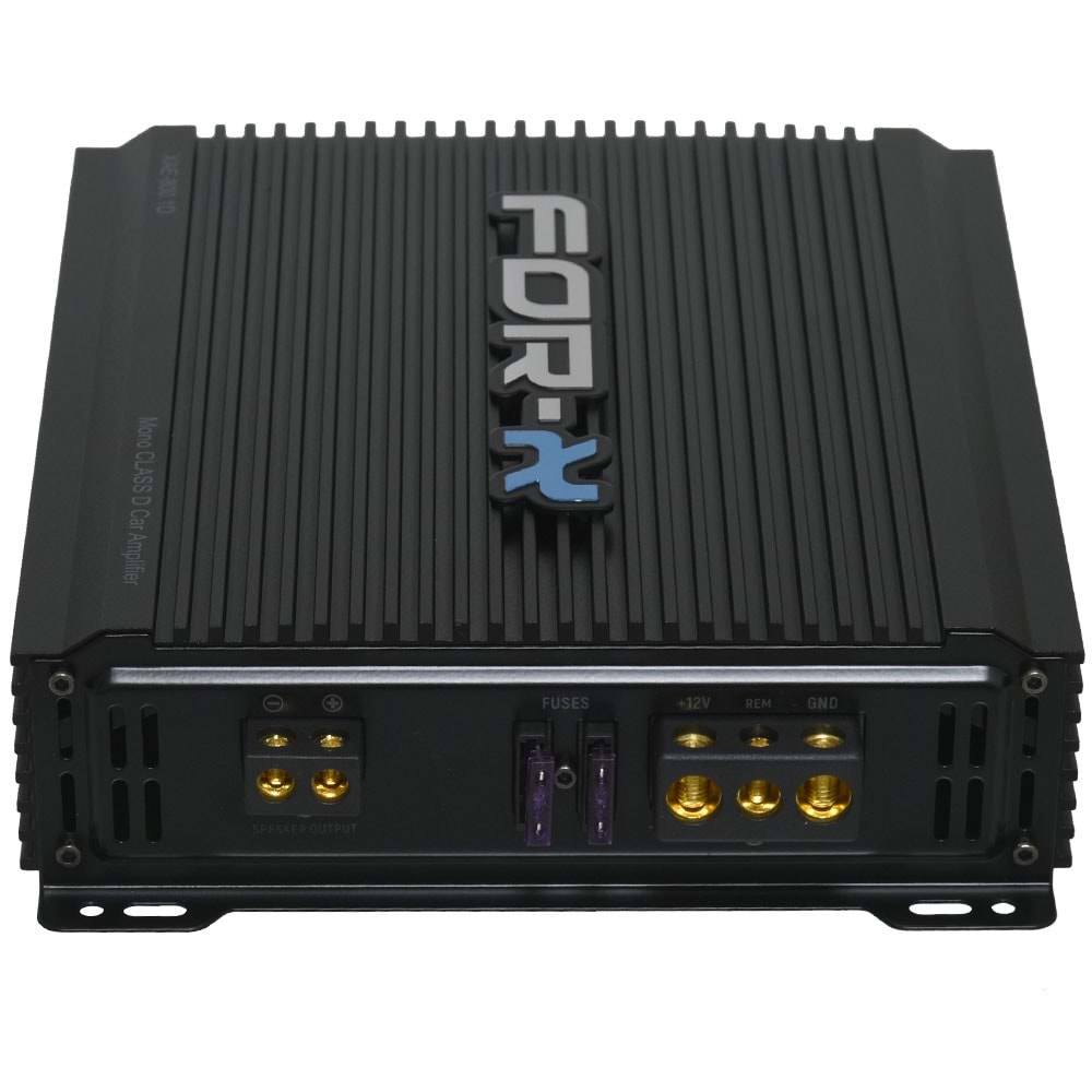 FOR-X Tek Kanal 800 W Bass Kontrollü Oto Amfi XAE-800.1D
