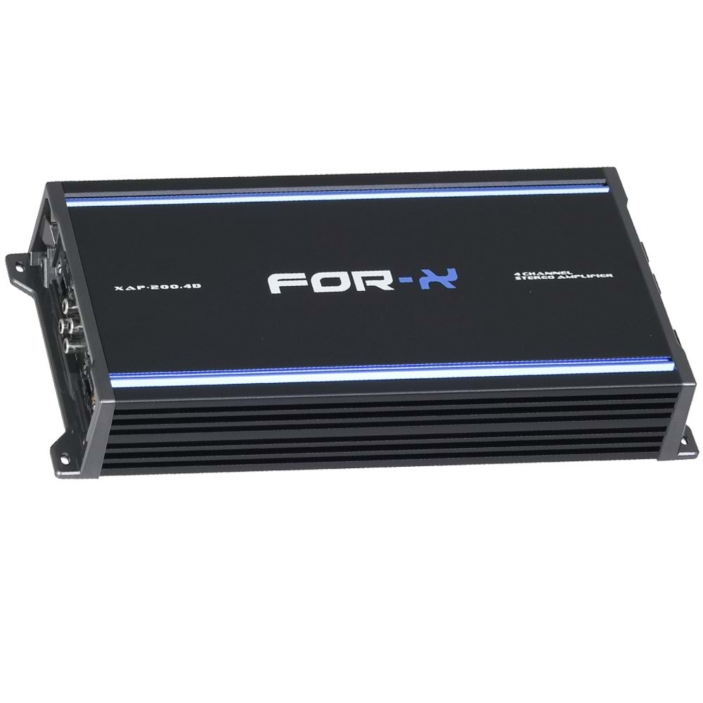 FOR-X 4 Kanal 4*660W Bas Kontrollü Oto Amfisi XAP-200,4 AB